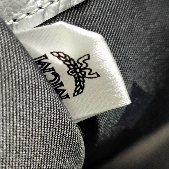 No Tariff Mcm Clutch Bag Silver Pvc #198881M24B - Picture 13 of 16